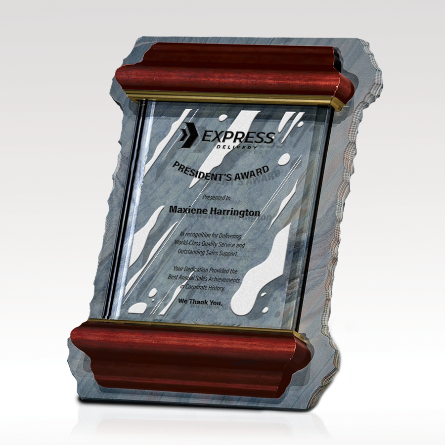 Glass/Slate Plaque SKU: 5020-912
