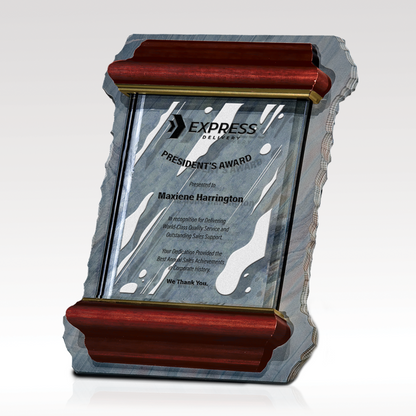 Glass/Slate Plaque SKU: 5020-912