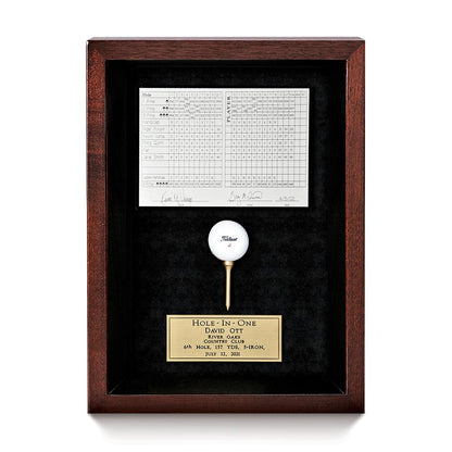 Mahogany Frame with Scorecard/Photo SKU: FR043-H-S,FR043-H-P,FR043-V-S,FR043-V-P