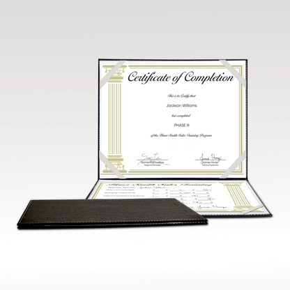 Certificate Holder SKU: CERT2-BLACK