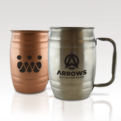 Double Wall Mugs SKU: VX-52535-OR,VX-52535-SIL