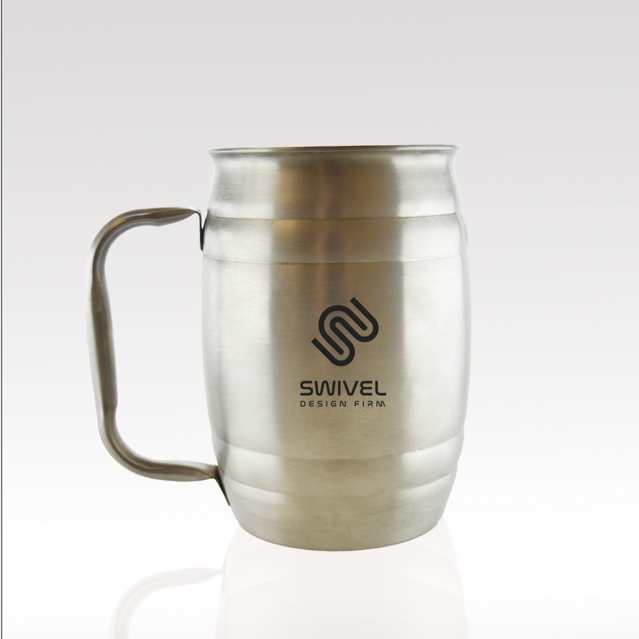 Double Wall Mugs SKU: VX-52535-OR,VX-52535-SIL