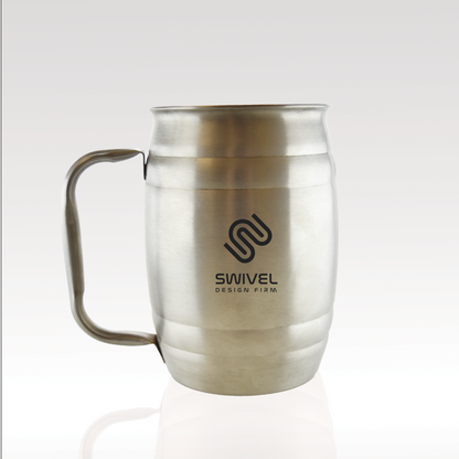 Double Wall Mugs SKU: VX-52535-OR,VX-52535-SIL