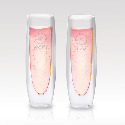 Epare Double-Wall Champagne Glass SKU: VX-8107,VX-8107-4