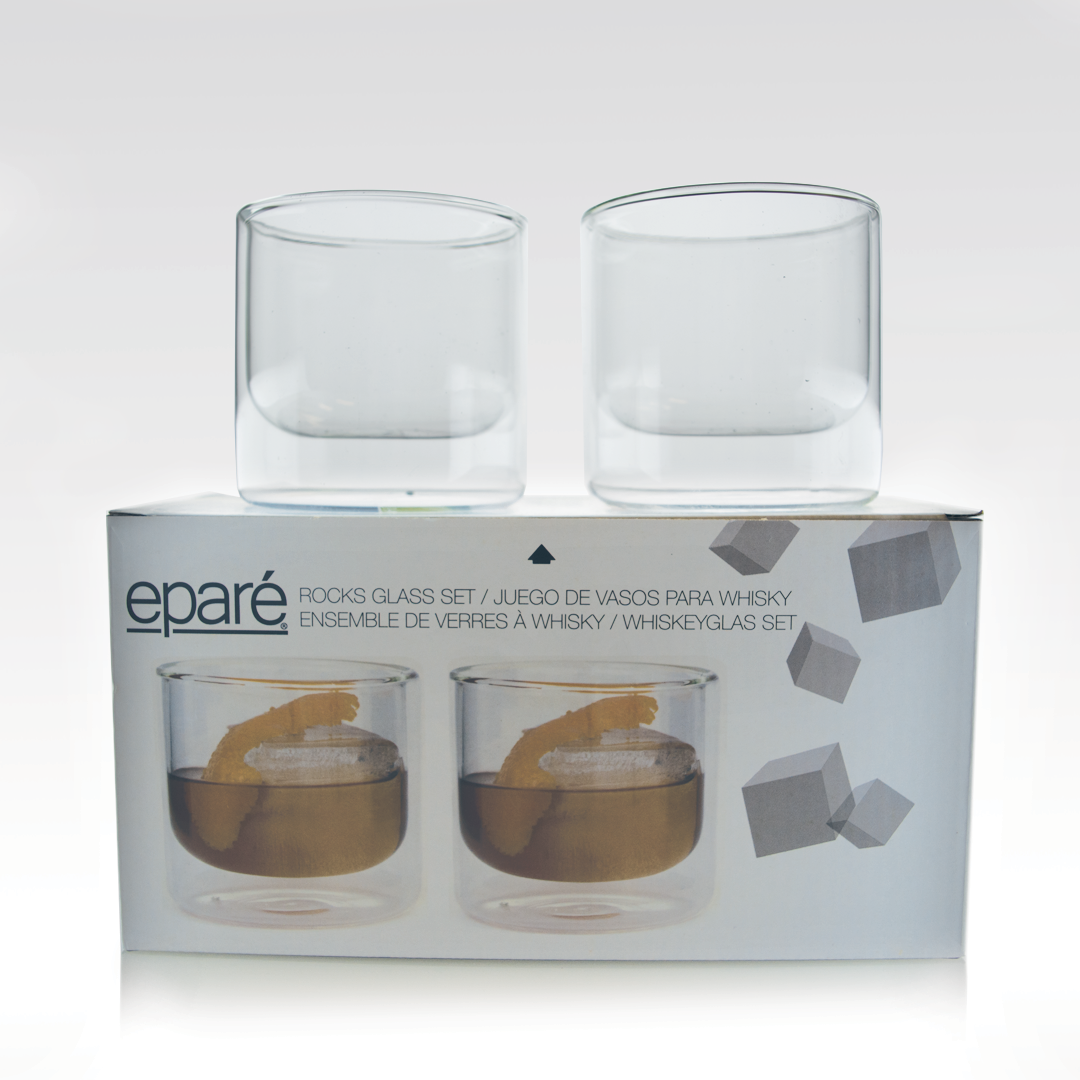 Epare Double-Wall Whiskey Glass (Set of 2) SKU: VX-8108