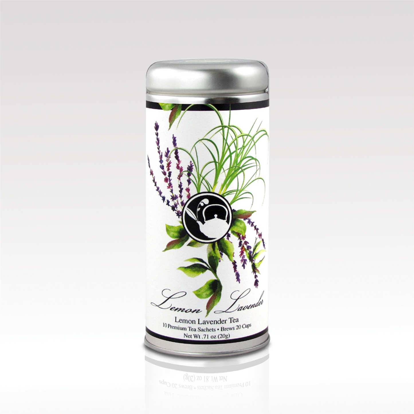 Tea Can Company - Tall Tin SKU: VX-8126-ancientgreenleaves,VX-8126-AppleCiderHerbal,VX-8126-apricotpeachtree,VX-8126-asiancherryblossom,VX-8126-breakfastblend,VX-8126-chamomilecomfort,VX-8126-cinnamonappleblossom,VX-8126-dailydetox,VX-8126-EarlGreyTea,VX-