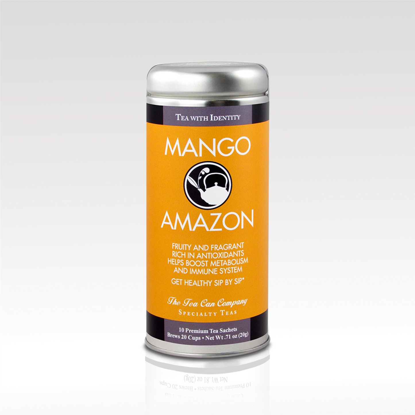 Tea Can Company - Tall Tin SKU: VX-8126-ancientgreenleaves,VX-8126-AppleCiderHerbal,VX-8126-apricotpeachtree,VX-8126-asiancherryblossom,VX-8126-breakfastblend,VX-8126-chamomilecomfort,VX-8126-cinnamonappleblossom,VX-8126-dailydetox,VX-8126-EarlGreyTea,VX-