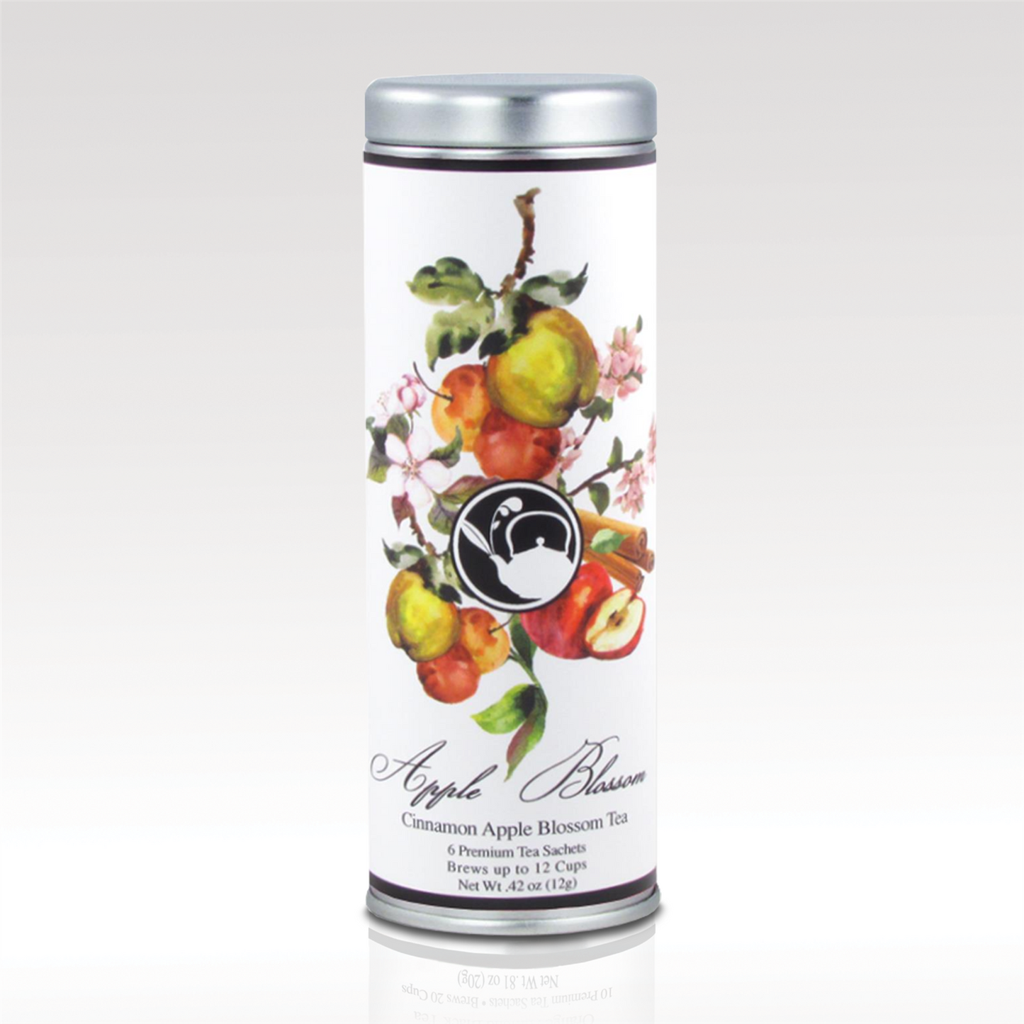 Tea Can Company - Skinny Tin SKU: VX-8180-AncientGreenTea,VX-8180-ApricotPeach,VX-8180-AsianCherryBlossom,VX-8180-ChamomileComfort,VX-8180-CinnamonAppleTea,VX-8180-CottonCandy,VX-8180-GardenTherapy,VX-8180-LemonLavender,VX-8180-TahitianVanilla