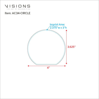Acrylic Circle SKU: AC34-CIRCLE