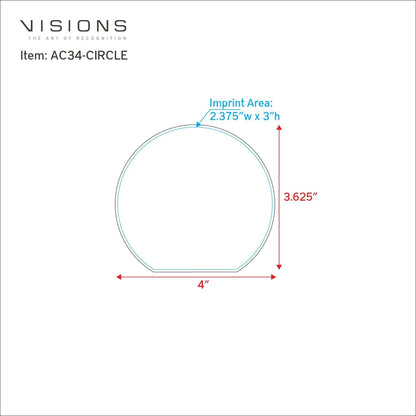 Acrylic Circle SKU: AC34-CIRCLE