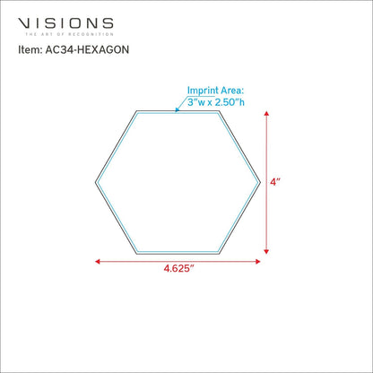 Acrylic Hexagon SKU: AC34-HEXAGON