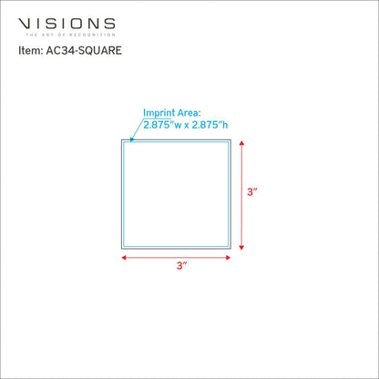 Acrylic Square SKU: AC34-SQUARE